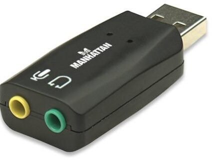 Manhattan Hi-Speed USB 3-D Sound Adapter