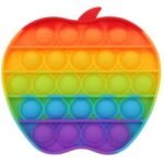 Sceedo Pop It Bubble Apple Fidget Rainbow