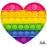 Sceedo Pop It Bubble Heart Fidget