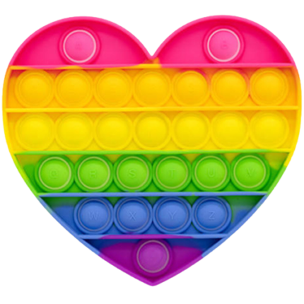 Sceedo Pop It Bubble Heart Fidget
