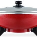 Mellerware 1500w Aluminium Red Electric Bangkok Wok
