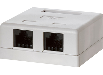 Netix RJ45 Double Surface Mount Box 29-0020A