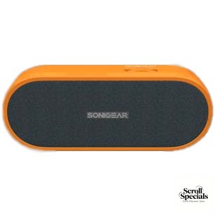 2GONOWORANGE SonicGear 2GO NoW Trio Power Portable Speakers System - Image 1