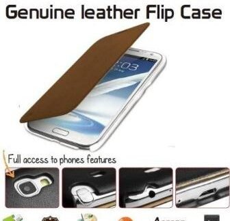 Promate Brown Aknol Elegant Book Style Leather case