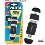 Varta Black Mini Powerpack Charger Smart 2 In 1 Solution