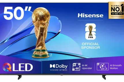 Hisense 50 Inch QLED VIDAA Smart LED TV