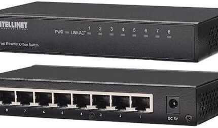 Intellinet 8 Port Fast Ethernet Office Switch