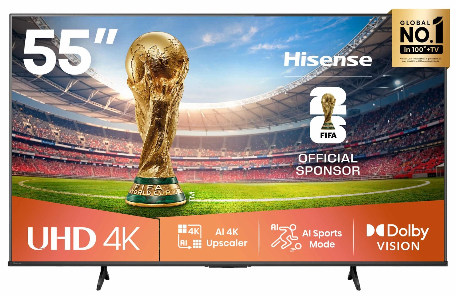 Hisense 55 Inch UHD Smart LED TV