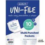 Marlin A4 File Pockets Sleeves 10's