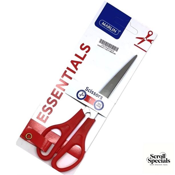 6009608642159-RD Marlin Large Scissors 165mm Red-Stainless - Image 1