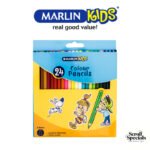 Marlin Kids Long 24 Pack Colour Pencils