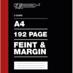 Freedom A4 2 Quire Hard Cover Counter Book 192 Page Feint
