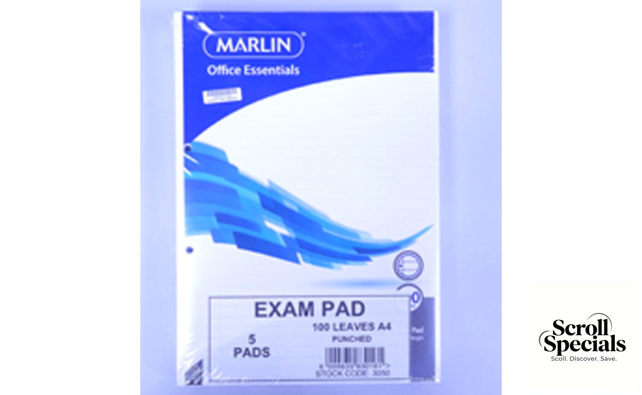 Marlin A4 Exam Pad Punched