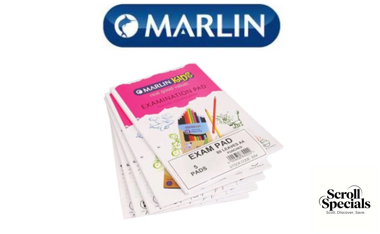 Marlin A4 Punched Exam Pad