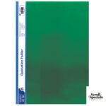 Marlin A4 Quotation and Presentation Folder Green