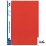 Marlin A4 Quotation and Presentation Folder Red