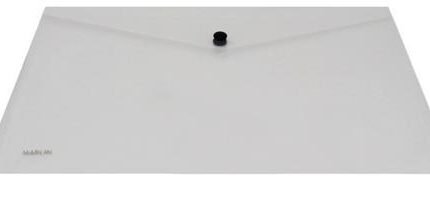 Marlin A4 Clear Carry Folder with Stud