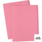 Marlin A4 Flat File Folders Pink Pack of 100