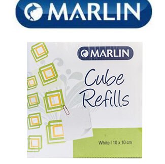Marlin Cube Refills White Paper 10x10cm in shrink