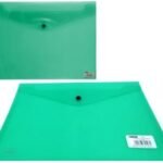 Marlin A4 Green Carry Folder with Stud