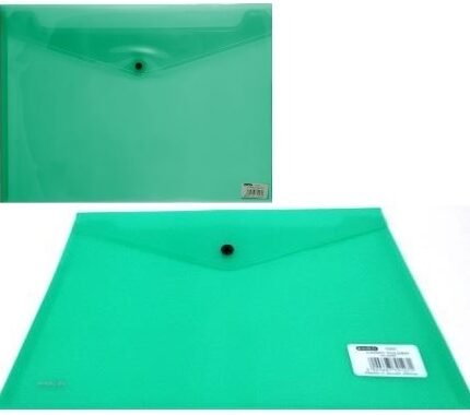 Marlin A4 Green Carry Folder with Stud
