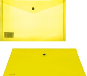 Marlin A4 Yellow Carry Folder with Stud