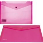 Marlin A4 Pink Carry Folder with Stud