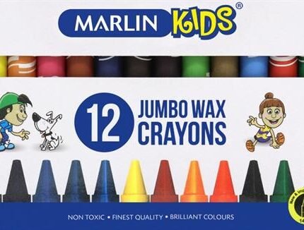Marlin Kids Jumbo Wax Crayons