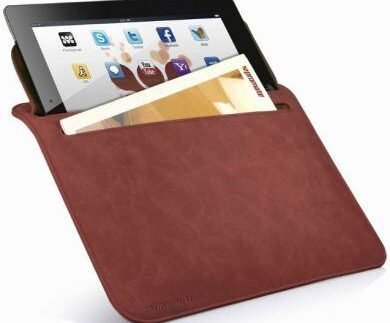 Promate Brown iSleeve.2 iPad premium protective case