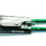Aiyi Large 10 Inch Spring loaded Tin Snips Straight Cut Cutting Shears with Non slip Grip Handle