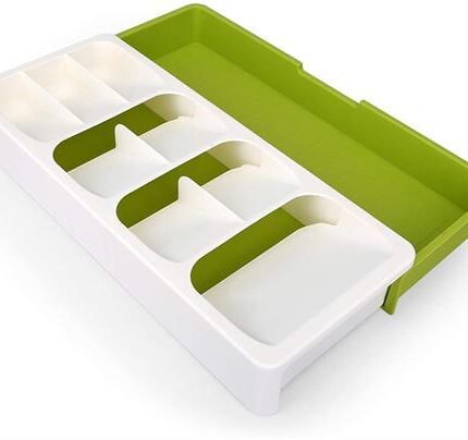 Casey Cutlery 9 Compartments Drawer Organizer Colour Cream