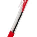 Foska Retractable Red Ball Pen 1.0mm
