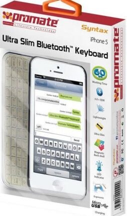 Promate Syntax iPhone 5 Ultra Slim Bluetoot Keyboard with