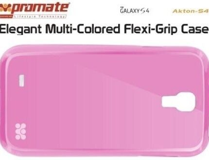 Promate Pink Akton S4-Elegant FlexiGrip Case