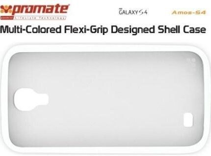 Promate White Amos Samsung Galaxy S4 Shell Case