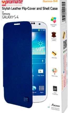Promate Blue Sansa Samsung Galaxy S4 Shell Case