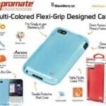 Promate Black Akton-Q5 Blackberry Q5 flexi-grip case