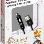 Promate Black LinkmateDuo Dual-ended Charge and Sync cable