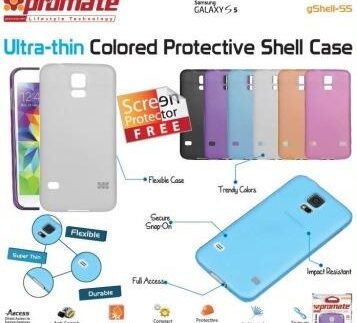 Promate White Gshell S5 Ultra-thin Colored