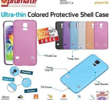 Promate Pink Gshell S5 Ultra-thin Colored
