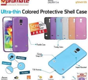 Promate Purple Gshell S5 Ultra-thin Colored