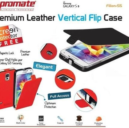 Promate Filion S5 Bookcover Colour: Black