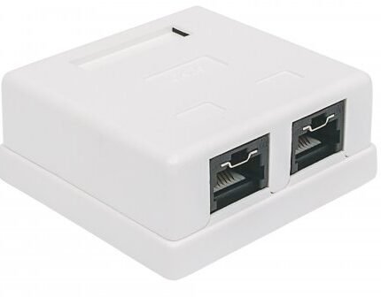 Intellinet Locking Cat6 UTP Mount Box