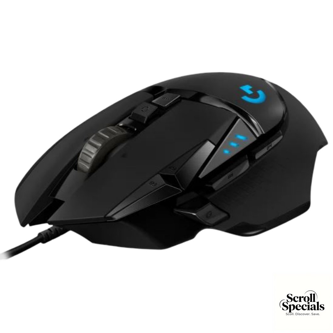 910-005471 Logitech G502 HEO USB Gaming Mouse - Image 1