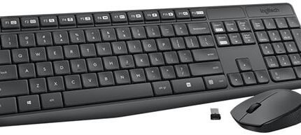 Logitech MK235 Wireless USB Keyboard and Optical Mouse