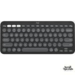 Logitech Pebble Keys 2 K380s Graphite Bluetooth Keyboard