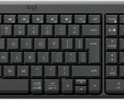 Logitech Black MK250 Wireless Mouse and keyboard Combo