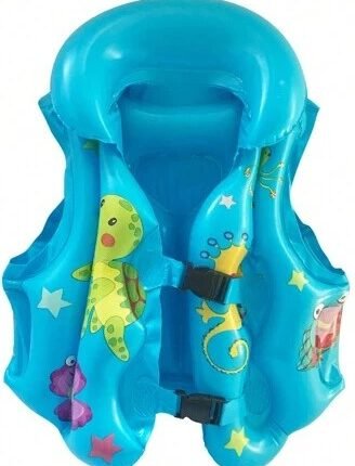 Casey Kids Small Inflatable Swimming Vest Blue