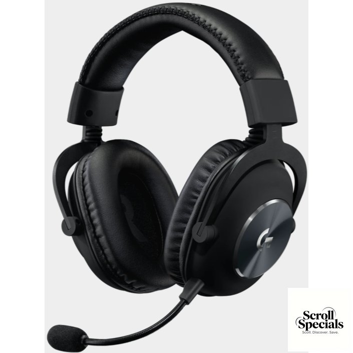 981-000818 Logitech Pro X Wired Gaming Headset Black - Image 1