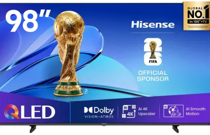 Hisense 98 Inch VIDAA U8 144Hz QLED Smart TV